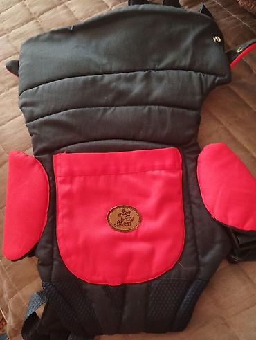 Ремни и пояса: Uşaq daşıma kəməri (baby carrier) - Rəng: qara-qırmızı - Ön tərəfdə — 1