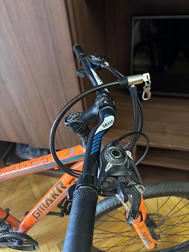Velosipedlər: GIMAKR GT-300 dağ velosipedi - Rəng: narıncı-mavi qrafika - Çərçivə — 7