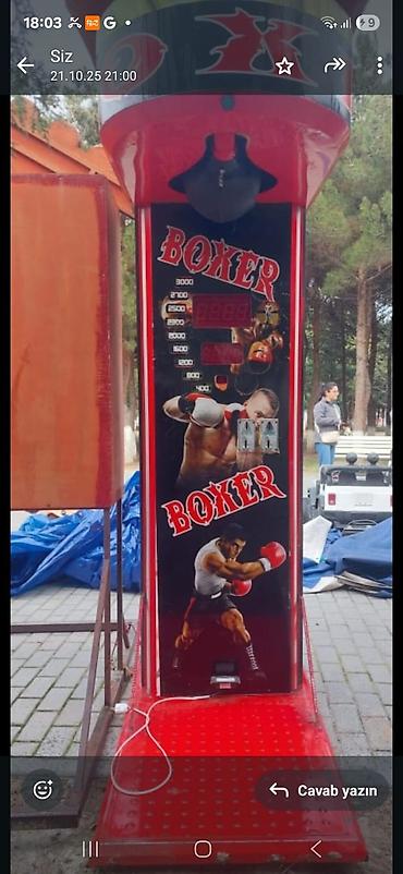 boks makinası: Boks aparati 1800 Azn. Tam ishlek. Unvan Mingecevir. Shirin x. 2263 — 1