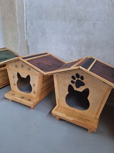 Yuvalar: Məhsul: Ev heyvanları üçün taxta evlər Təsvir: - Müxtəlif ölçü və — 16