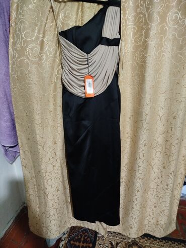 платья турецкий: Вечернее платье, Длинная модель, Атлас, Без рукавов