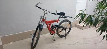 трехколесный велосипед для взрослых: Dağ/şəhər tipli velosiped - Çərçivə: amortizatorlu (arxa yaylı)