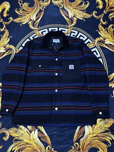 carhartt: Мужская куртка, XL, Carhartt, Б/у, цвет - Черный, Платная доставка, Самовывоз — 1