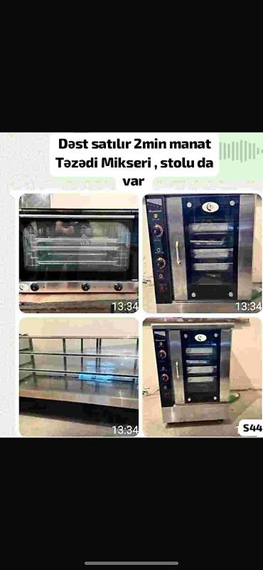 Professional sobalar: Şirniyyat/bəsitri avadanlıqları dəsti Satışda peç və vitrinlərdən — 1