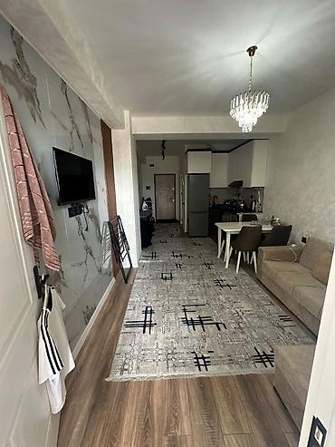 ucuz ev: 1 otaqlı mənzil – studiya mətbəxli - Plan: Girişdən geniş dəhliz — 2