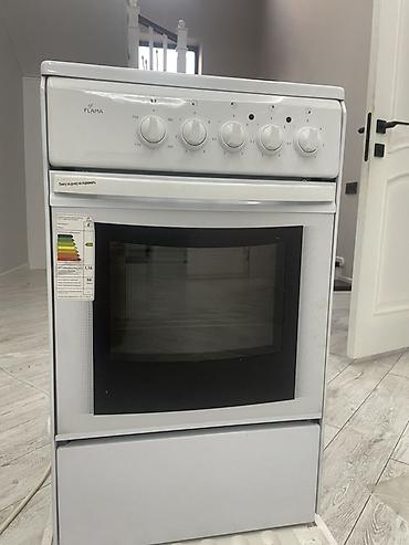 baking oven: Электрическая плита Flama, классическая белая. Характеристики: - — 1