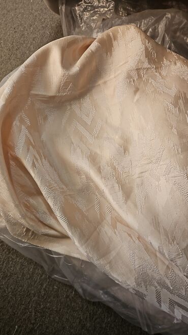 Pərdə və tüllər: Ağ rəngli tül pərdə parçası - Material: nazik, yüngül, şəffaf tül — 8