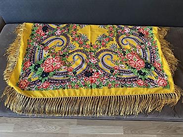 Hicab: Məhsul: Klassik naxışlı kəlağayı/şal - Material: 80% yun, 20% viskoza — 1