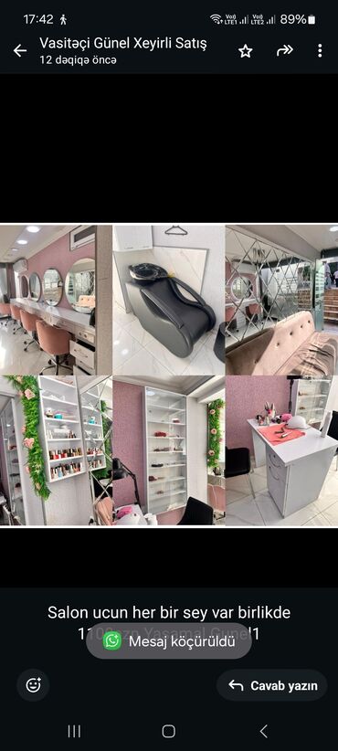 razinde kiraye gozellik salonu: Salon ucun her bir sey var birlikde 1100azn Yasamal Gunel1