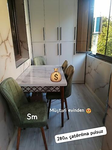 oturan stullar: Masa desti rəng seçimi var — 1