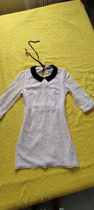 binarni sat: Prelepa bluza - tunika od čipke,brenda ATMOSPFERE, sa crnom kragnom — 1