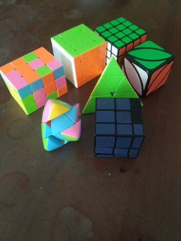 işlənmiş oyuncaqlar: Kubik Rubikler satılır 4x4, 5x5, mirror cube, 3x3x4, piramida