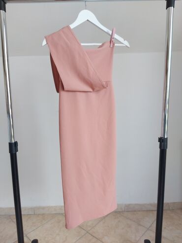 haljine na kopcanje: 2XS (EU 32), bоја - Roze, Večernji, maturski, Na bretele