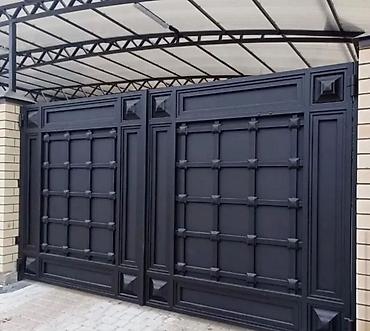 Распашные ворота: Металлические ворота и калитки под заказ - Изготовление распашных и — 33