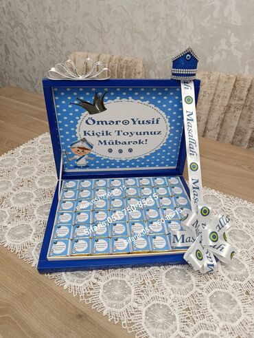 Xonça: Sunnet xoncasi;Sunnet xoncalari sifarisle hazirlanir.Sifarisler en az