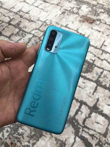 Redmi: Redmi, Redmi 9T, Б/у, 128 ГБ, цвет - Синий, 2 SIM