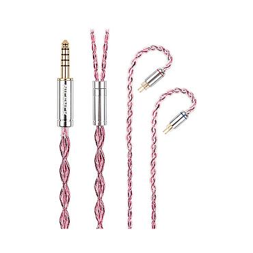 Аудиотехника: Кабель NiceHCK RubyCat 0.78mm 2Pin для балансного разъема 4.4mm — 2