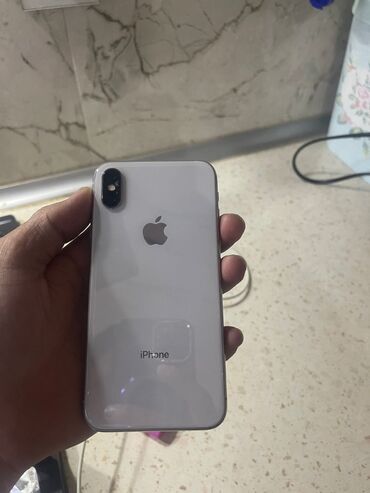 Apple iPhone: IPhone X, 64 GB, White Titanium
