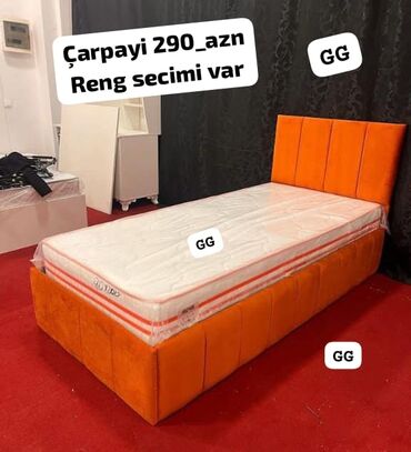 2 спальная кровать: Birnəfərlik, Bazasız, Pulsuz matras, Siyirməsiz
