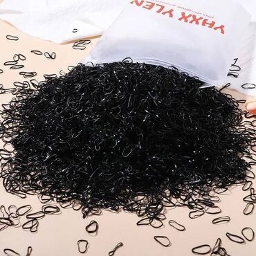 Saç aksesuarları: Məhsul: Saç rezinləri dəsti - Məqsəd: hörük, balaca toppuz, uşaq saç — 2