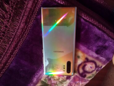 самсунг нот 5: Samsung Note 10 Plus, Колдонулган, 256 ГБ, түсү - Көгүлтүр, 1 SIM