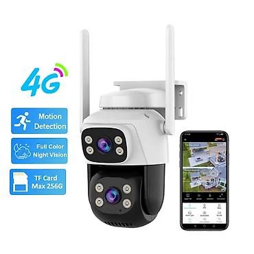 Техника и электроника: 8MP Ultra HD Wi‑Fi PTZ təhlükəsizlik kamerası - 8MP (Ultra HD) təsvir — 9