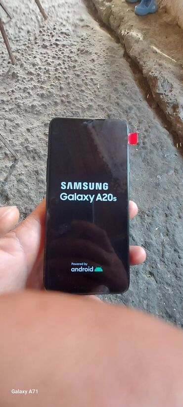 Samsung: Samsung A20s, 32 GB, rəng - Qara, Sensor, Barmaq izi, İki sim kartlı