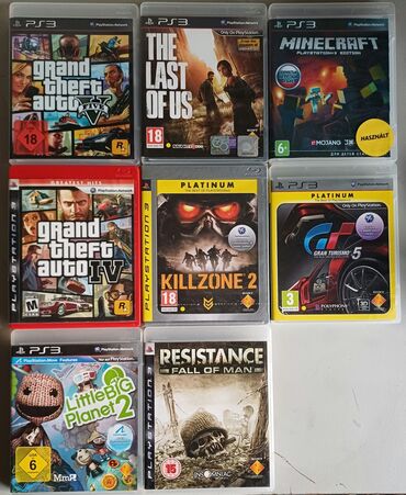 Oyun diskləri və kartricləri: PS3 oyun diskləri/игровые диски Minecraft - 25 AZN The Last Of Us - 20