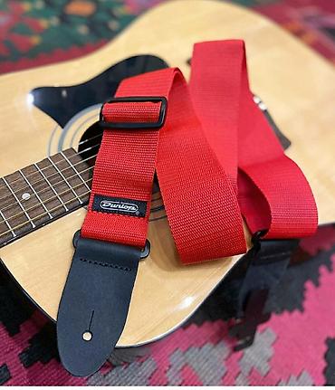 Gitaralar: Dunlop markasına məxsus gitara kəməri, müxtəlif rəngləri mövcuddur — 1