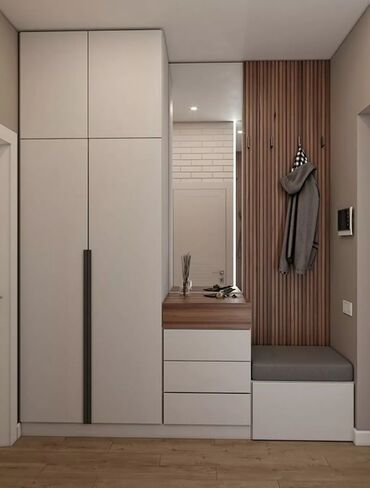 Sifarişlə dolablar: Düz dolab, Dəhliz üçün, Paltar üçün, Açılan, Quraşdırıla bilən, 4 qapılı — 2