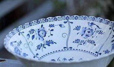 Činije: Indies Blue Johnson Brothers Ironstone Floral Swirl Englan. Old — 13
