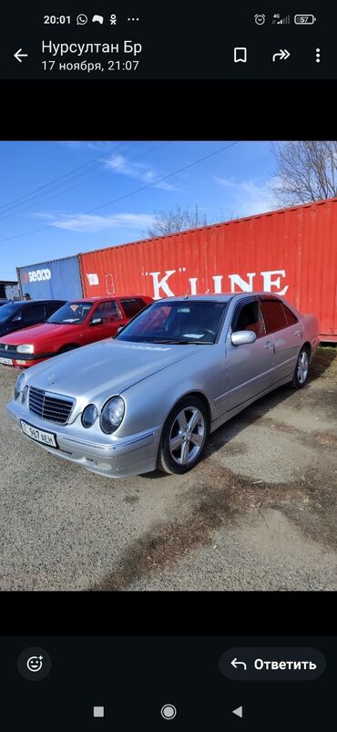 Mercedes-Benz: Mercedes-Benz E-Class: 2000 г., 2.4 л, Механика, Бензин, Седан