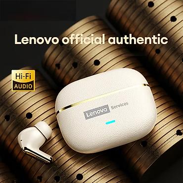 qulaqcıq iphone: Yeni Simsiz (Bluetooth) Qulaqcıqlar, Lenovo, rəng - Qara — 4