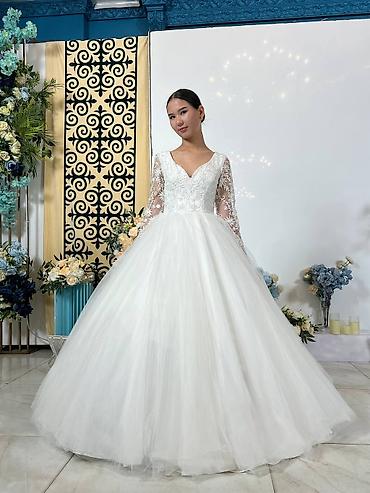 Свадебные платья: ❗Акция прокат и на продажу - Силуэт: пышная балльная юбка с длинным — 8