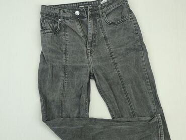spódnice czarny jeans: Jeansy, Cropp, S, stan - Bardzo dobry