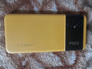 телфон арзан: Poco M5, Колдонулган, 128 ГБ, түсү - Сары, 2 SIM