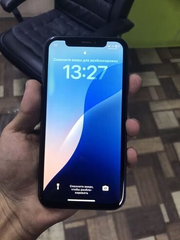 купить айфон х бу москва: IPhone Xr, Колдонулган, 64 ГБ, Jet Black, Каптама, 76 %