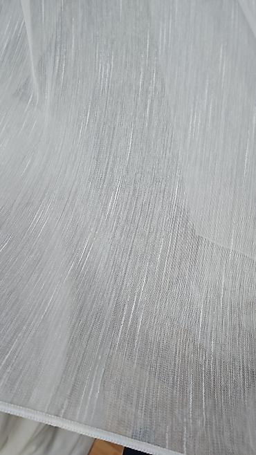 2 ci perde: Boz rəngli ikili pərdə dəsti - Material: Qalın, yumşaq teksturalı — 8