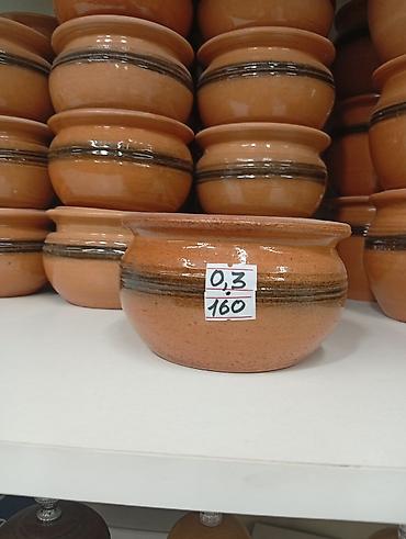 глиняный горшок: Глиняный горшочек с крышкой для запекания, объем 0,3 л. - Материал — 1