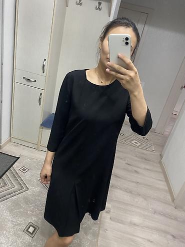 ниже колен: Повседневное платье, Короткая модель, Прямое, XL — 2