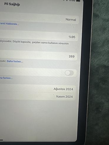 irşad tablet: Salam hervaxtiniz xeyir ipad air 11 inch (M3) 95 pildir eslinde — 8
