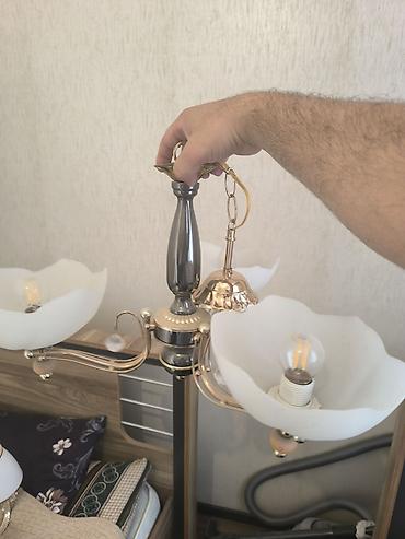 mişura işıq: Çılçıraq, 3 lampa, Şüşə — 1