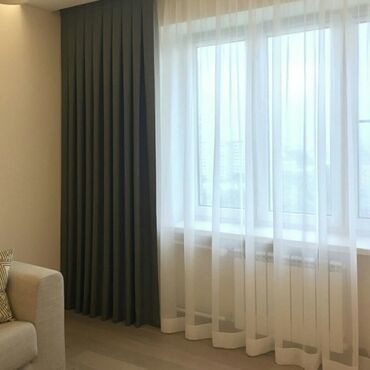 Шторы и занавески: Ош базарында арзан баада шторалар сатылып жатат.Большой — 4