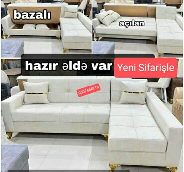 Sifarişlə divanlar: Künc divan, Qonaq otağı üçün, Parça, Bazalı, Açılan, Kitab — 20