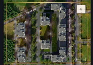 квартира раздолный: 2 комнаты, 81 м², Элитка, 6 этаж, ПСО (под самоотделку)