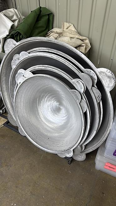 Казаны: Казан с печью (очаг) для улицы - Комплект: металлическая печь-очаг — 7