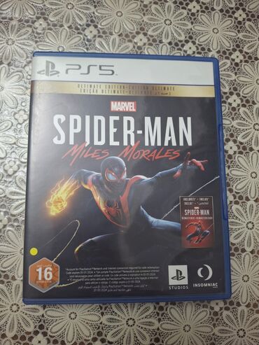 Oyun diskləri və kartricləri: Marvel's Spider-Man, Macəra, İşlənmiş Disk, PS5 (Sony PlayStation 5), Ünvandan götürmə