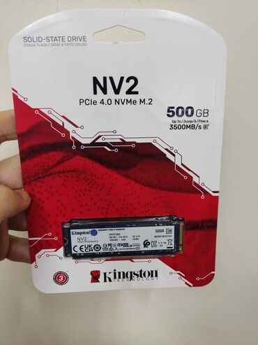 512 gb ssd qiymət: Daxili SSD disk Kingston, 512 GB, M.2, Yeni