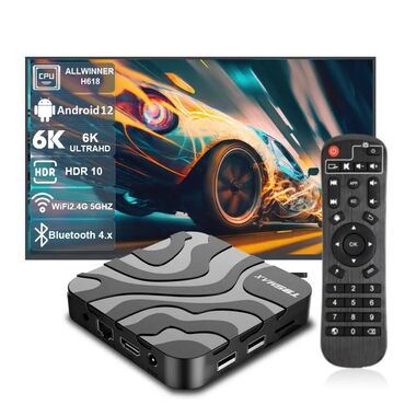 qusar tv: Yeni Smart TV boks TV box 4 GB / 64 GB, Android, Pulsuz çatdırılma, Rayonlara çatdırılma