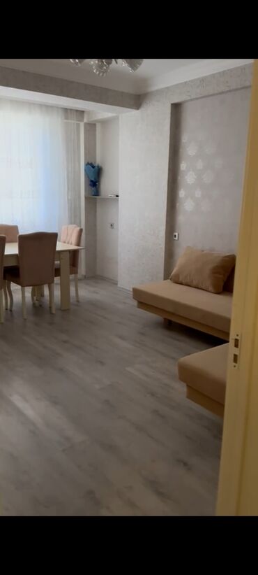 Посуточная аренда квартир: 8 mk 16/5 2 otaqlı əşyalı ev kirayə verilir aylıq 400 manat ofis haqqı